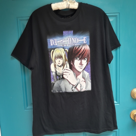 Graphic Tee Shirt Anime Art tshirt Cotton Japan series Death Note Size L Large - Picture 8 of 8